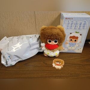 YIYA Kindergarten Dog with Bone Plush Pendant